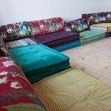 Modular sofas by H. Hopfer and P. Roche, Roche Bobois, France, 1970s