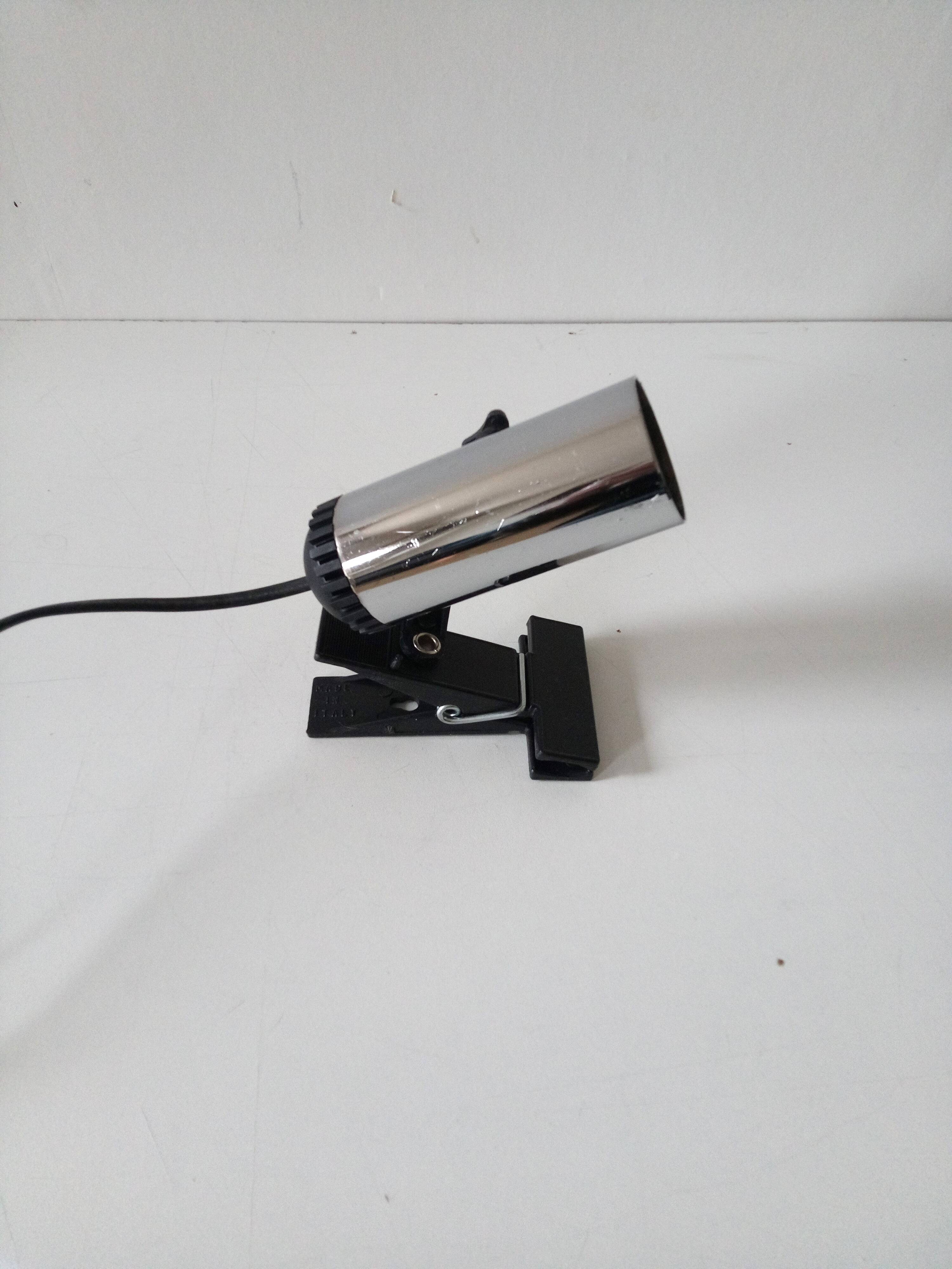 Targetti clamp-on spotlight / wall lamp - Italy - 1970