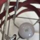 Vintage 1970s table lamp by Max Sauze model "Uranus" - 24 x 18 cm