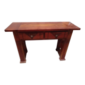 Antique oak console
