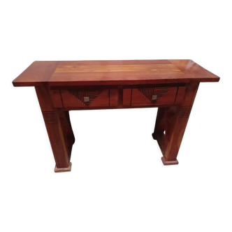 Antique oak console