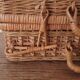 Wicker suitcase