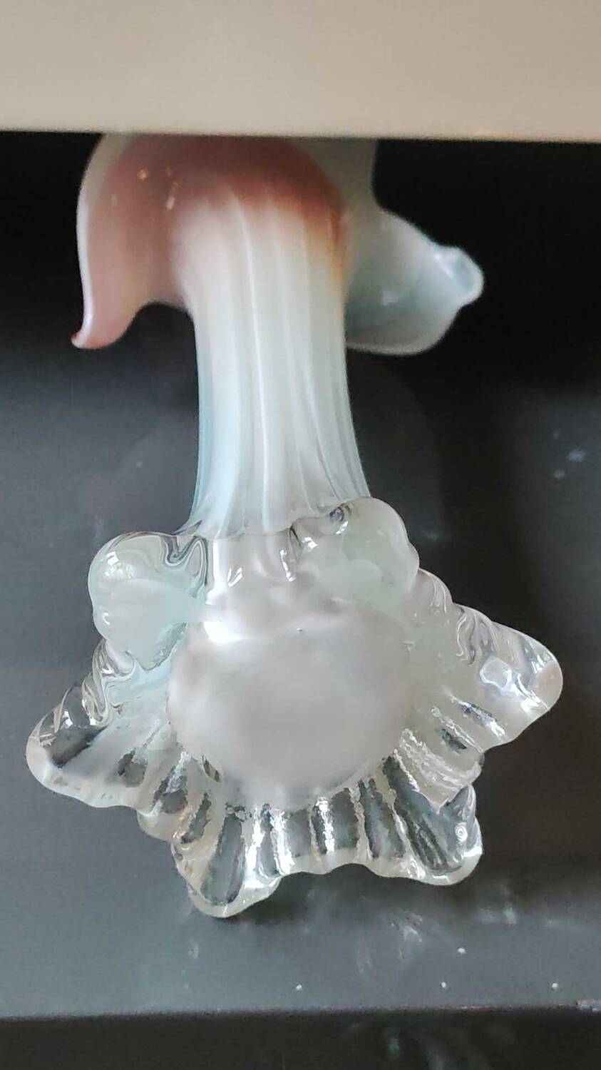Floral Soliflore Vase/Jack in the Pulpit. Murano. High 25 cm