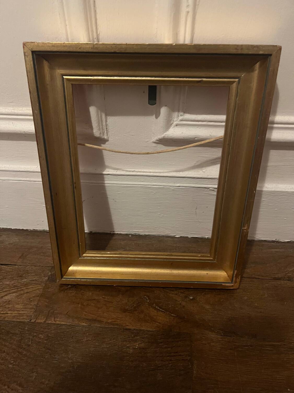 Old gilded wood frame