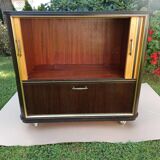Mid-Century roller shutter cabinet, 1960s / 1970s