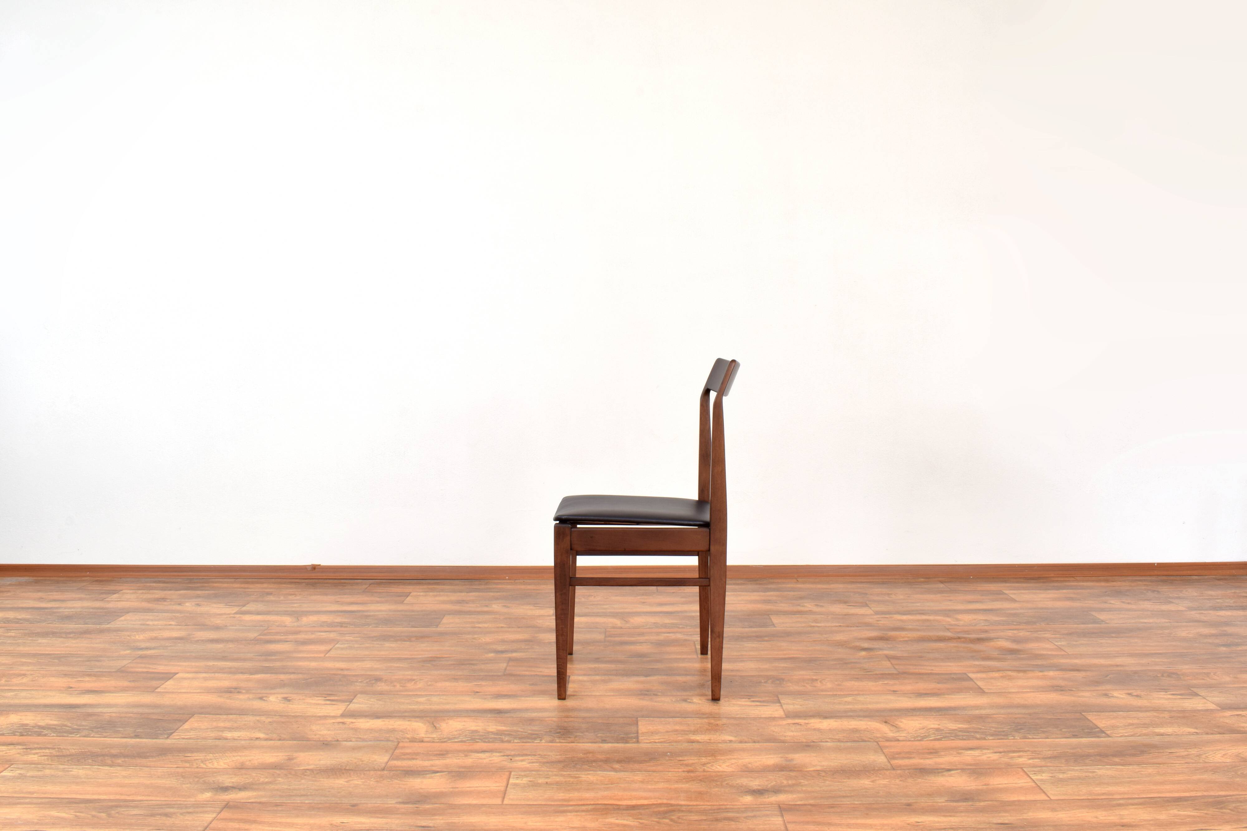 Mid-Century Polish Dining Chairs by E. Homa, 1960s, Set of 4