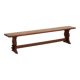 Banc rustique en chêne avec une belle patine, France vers 1900