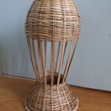 Marotte head with wicker rattan hat Africa Senegal