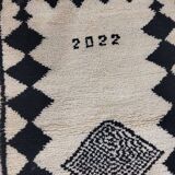 Handmade moroccan berber rug 231 x 95