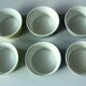 1950s - 6 Round ceramic souffle dishes with holder - made by Rosenthal