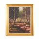 Painting „The Deep in the forest”, Scandinavian design, 1970s