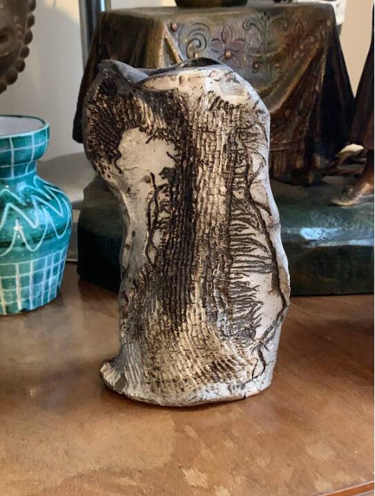 Ceramic soliflore - Brutalist - shaped piece