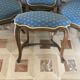 Suite de dix chaises de style Louis XV à entretoise