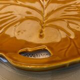 Vintage ceramic leaf dish