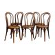 5 chaises bistrot viennoises Fischel N°18 années 20