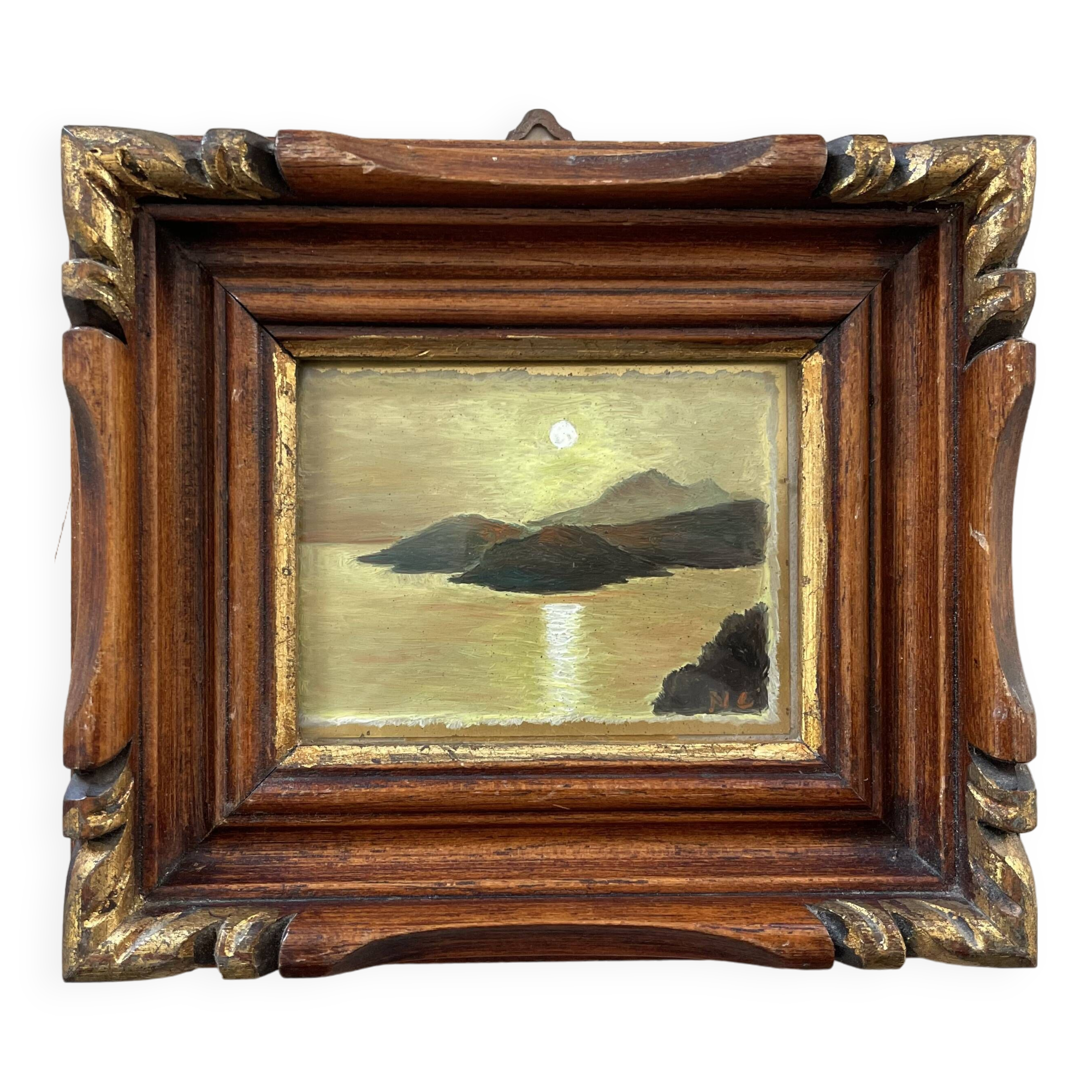 Tableau miniature sur métal