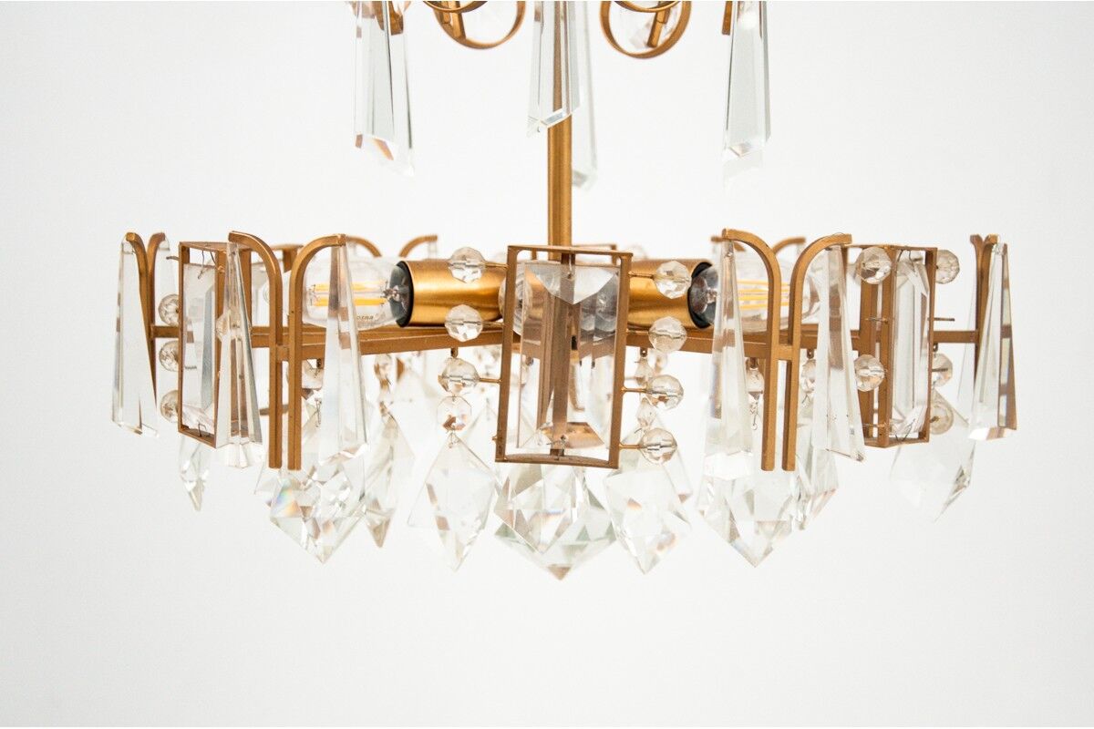 Crystal chandelier, Northern Europe, 1950s