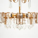 Crystal chandelier, Northern Europe, 1950s