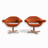 Pair of Hi-Cove swivel armchairs - Ferruccio Laviani for Molteni & Cie