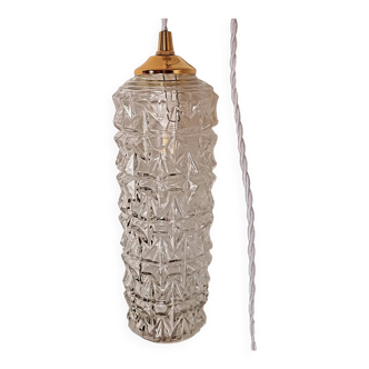 Chiseled glass walking lamp