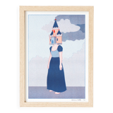 Limited edition illustration, A4, risography