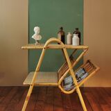 Table carries vintage rattan review