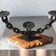 Brutalist candle holder 50s