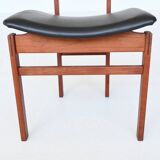 Inger Klingenberg dining chairs teak France & Son Denmark 1960