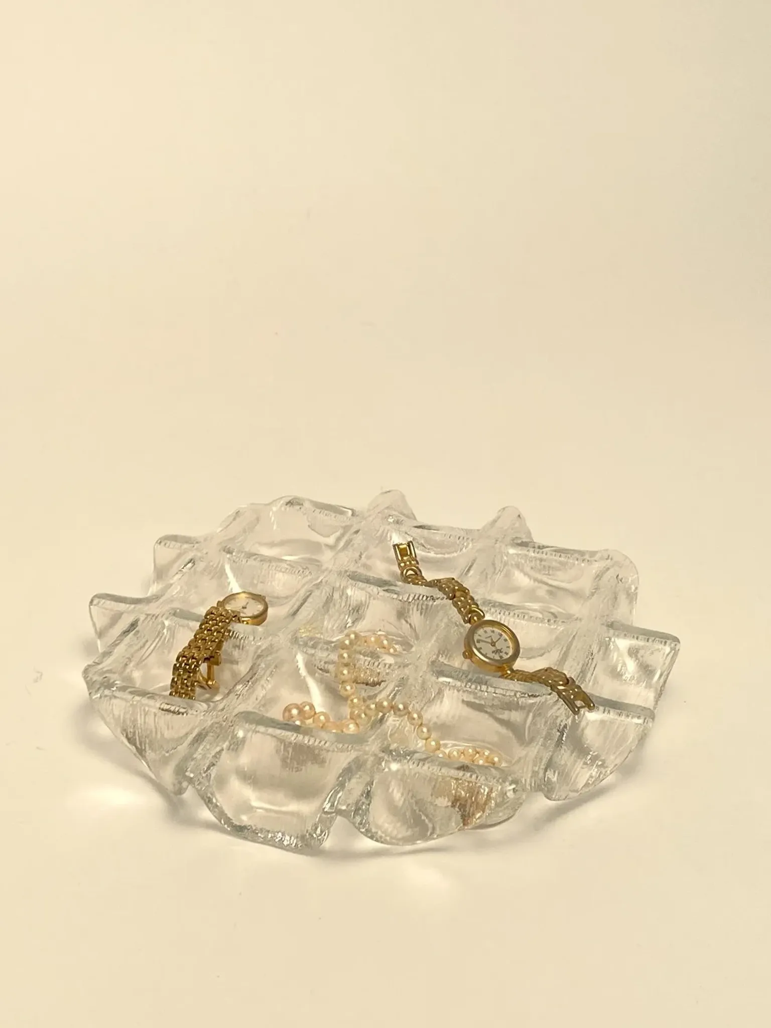 Vide-poches Muurla en verre pressé