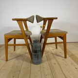 Set of 8 Erik Kirkegaard chairs for Høng Stolefabrik – vintage Scandinavian design