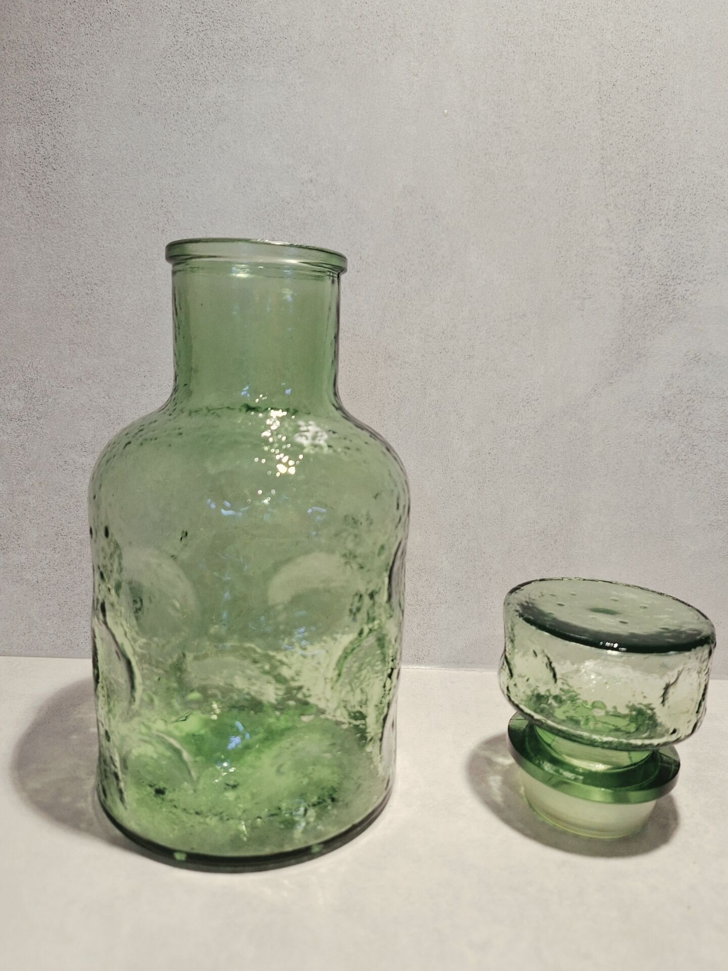Retro glass carafe