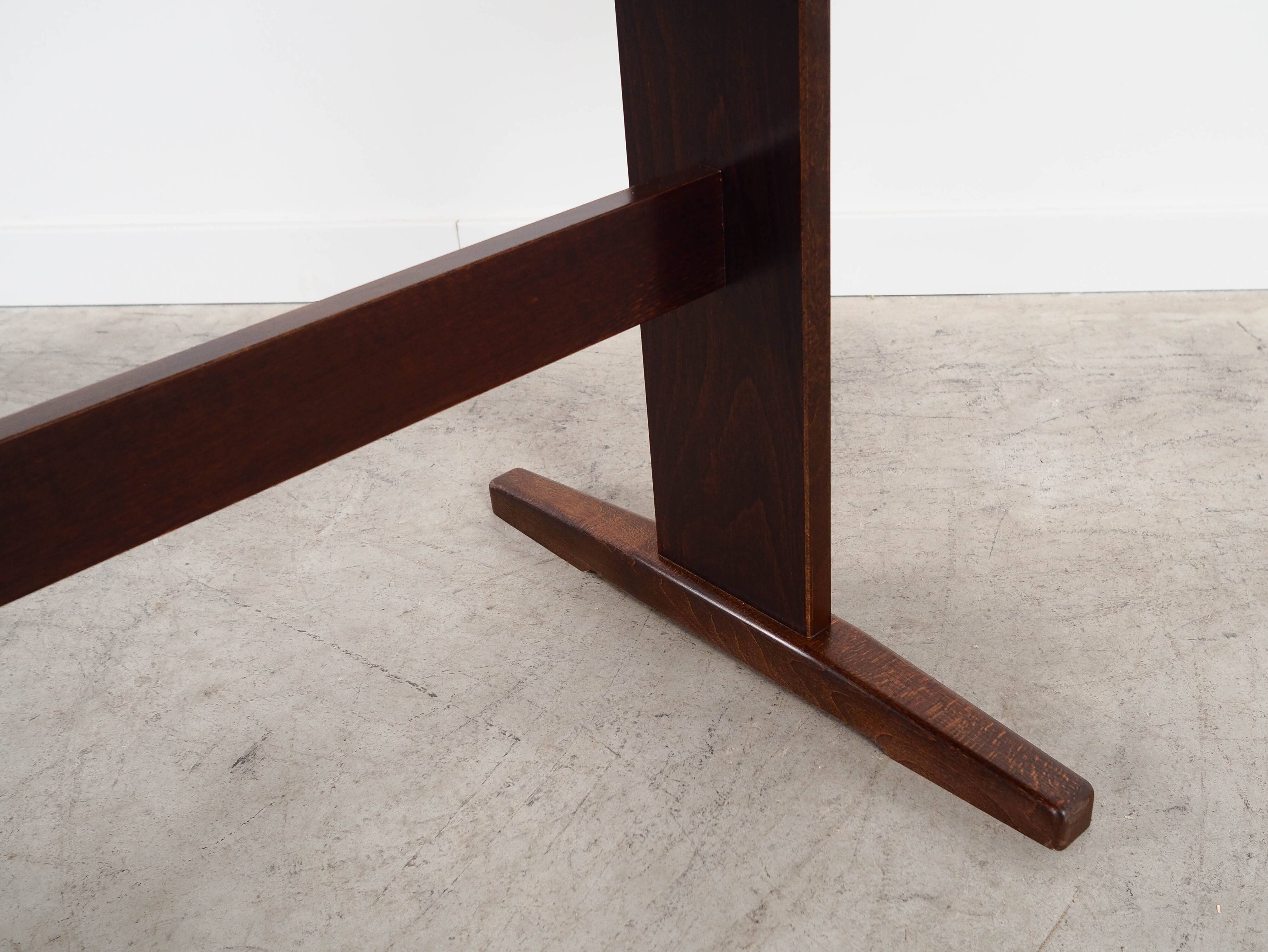 Oak table, Danish design, 1970s, manufactured by Farstrup Møbler