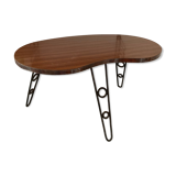 Free-form tripod coffee table from the 50s and 60s