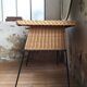 Coiffeuse vintage en osier