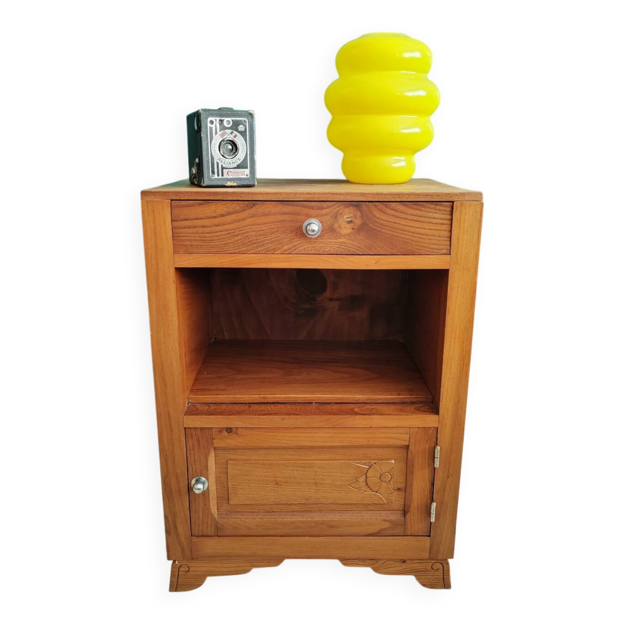 Vintage nightstand bedside table