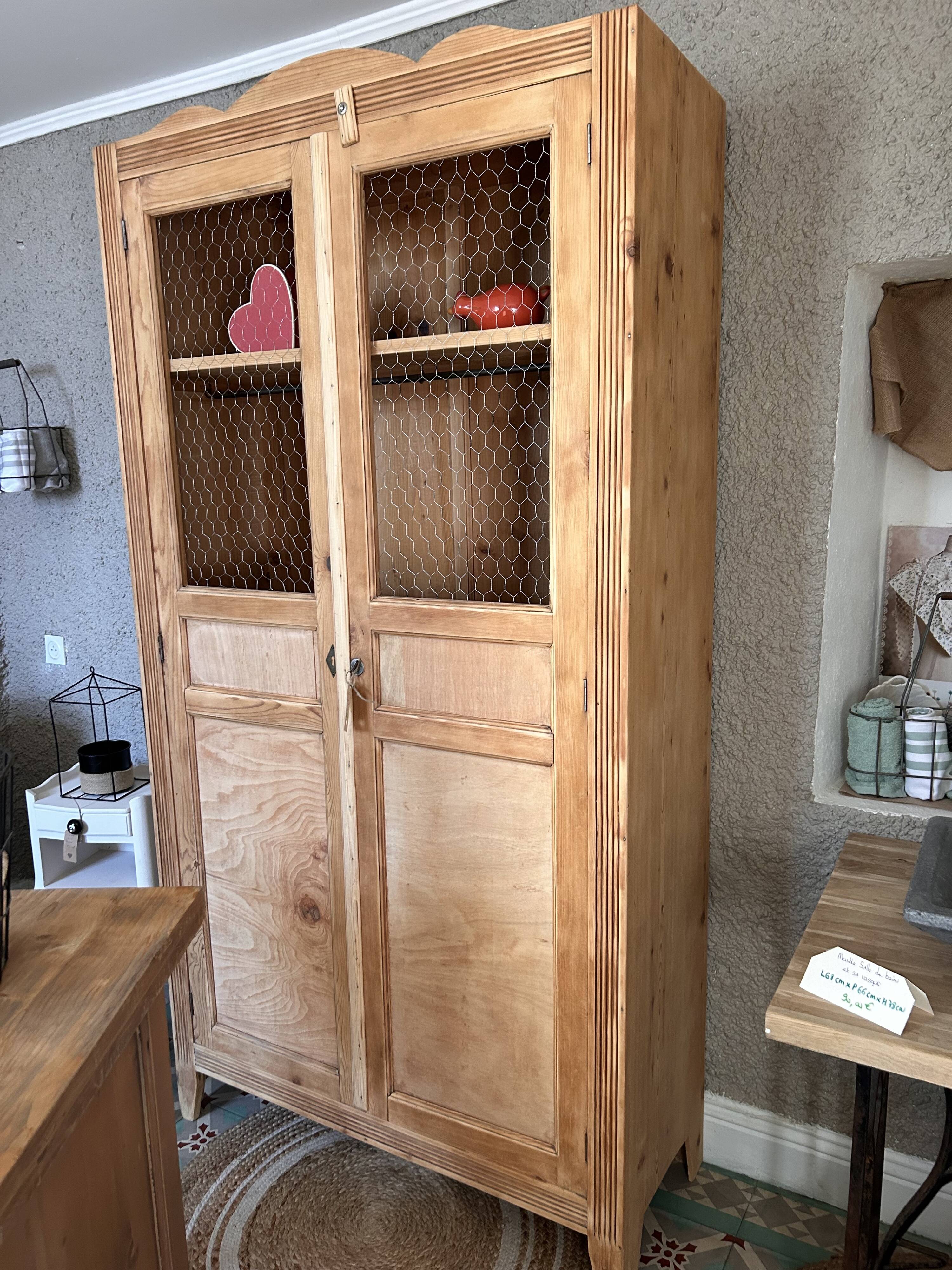 Renovated wooden wardrobe