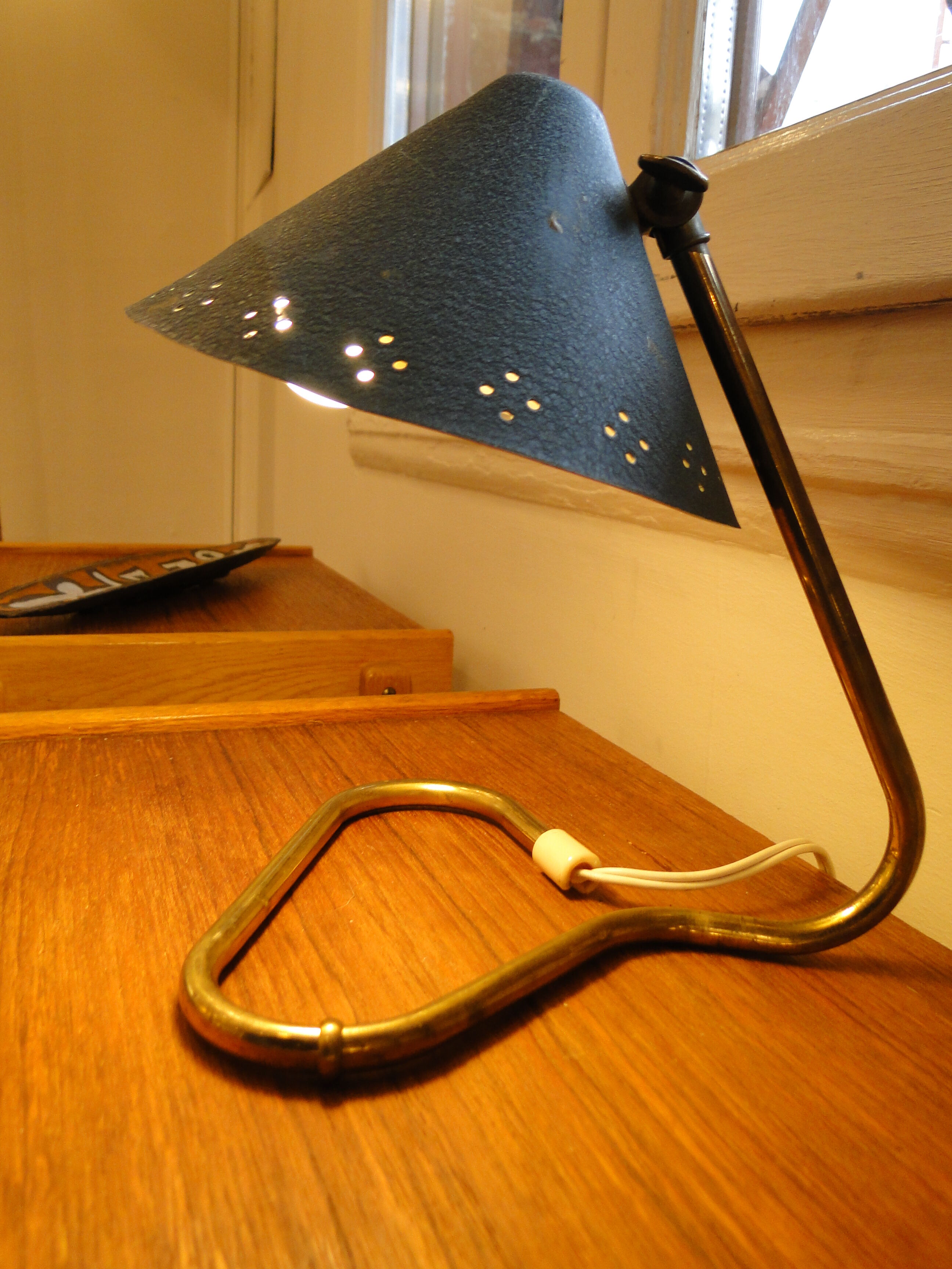 Vintage bedside lamp 1950