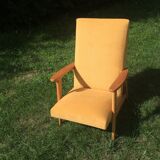 Vintage chair feet yellow compass - 60s