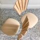 Restored vintage petals chairs