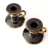Pair of ceramic candlesticks from the 1950s