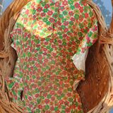 Ancien panier en osier ovale