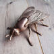 Cendrier mouche en laiton