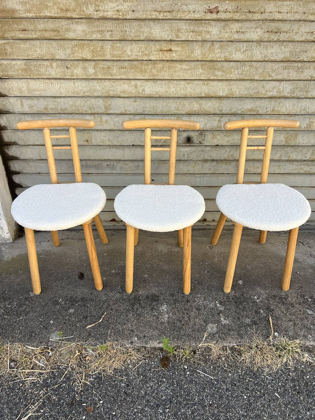 (Lot) 3 Chaises Sauthon Italie Années 70s/80s