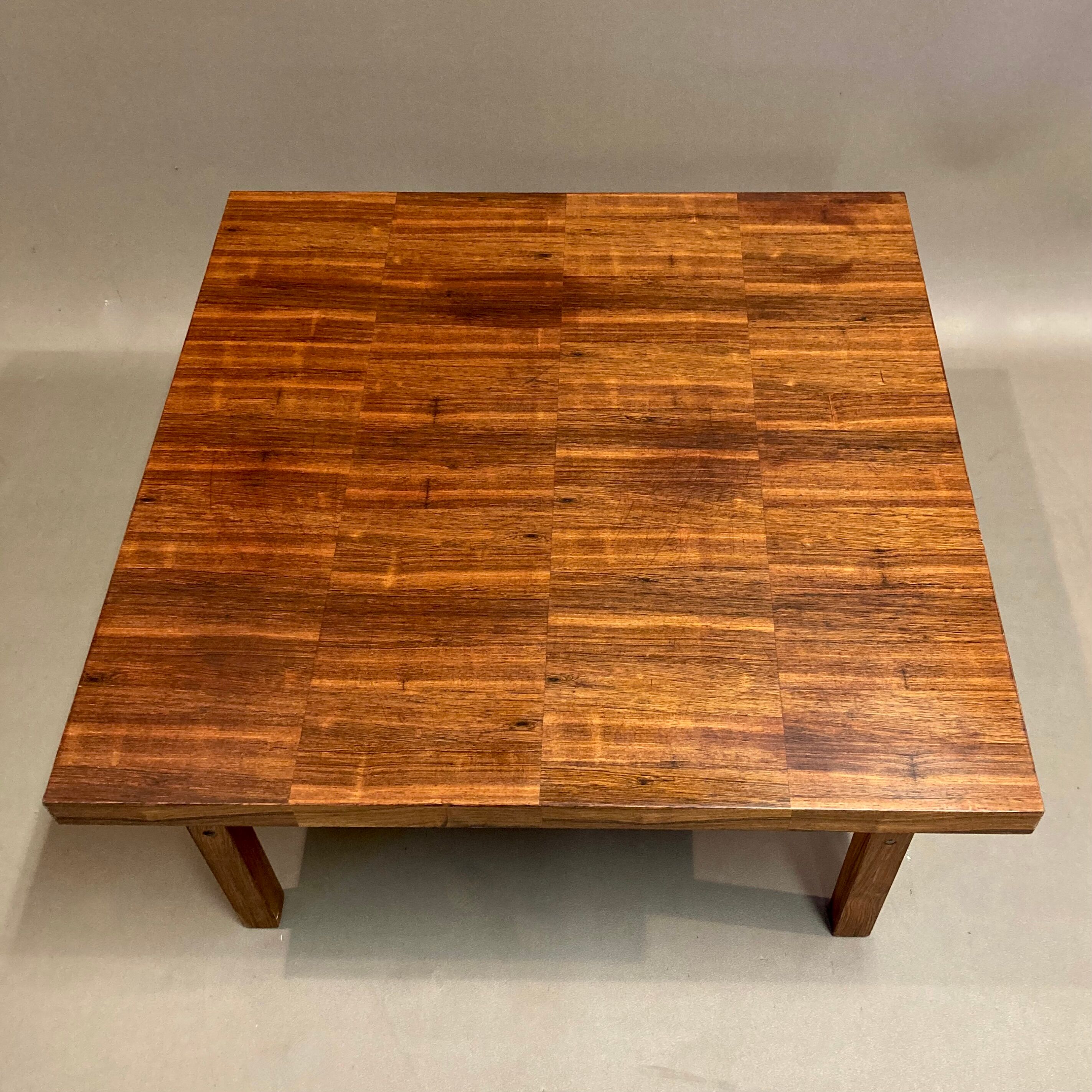 Scandinavian rosewood coffee table 1950 Kai Kristiansen.