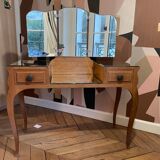 Mid-century hairdresser - triptych mirror