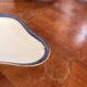 Plate, Ramekin, Salad Bowl 23cm, Limoges Porcelain, Blue and Gold, Betoule