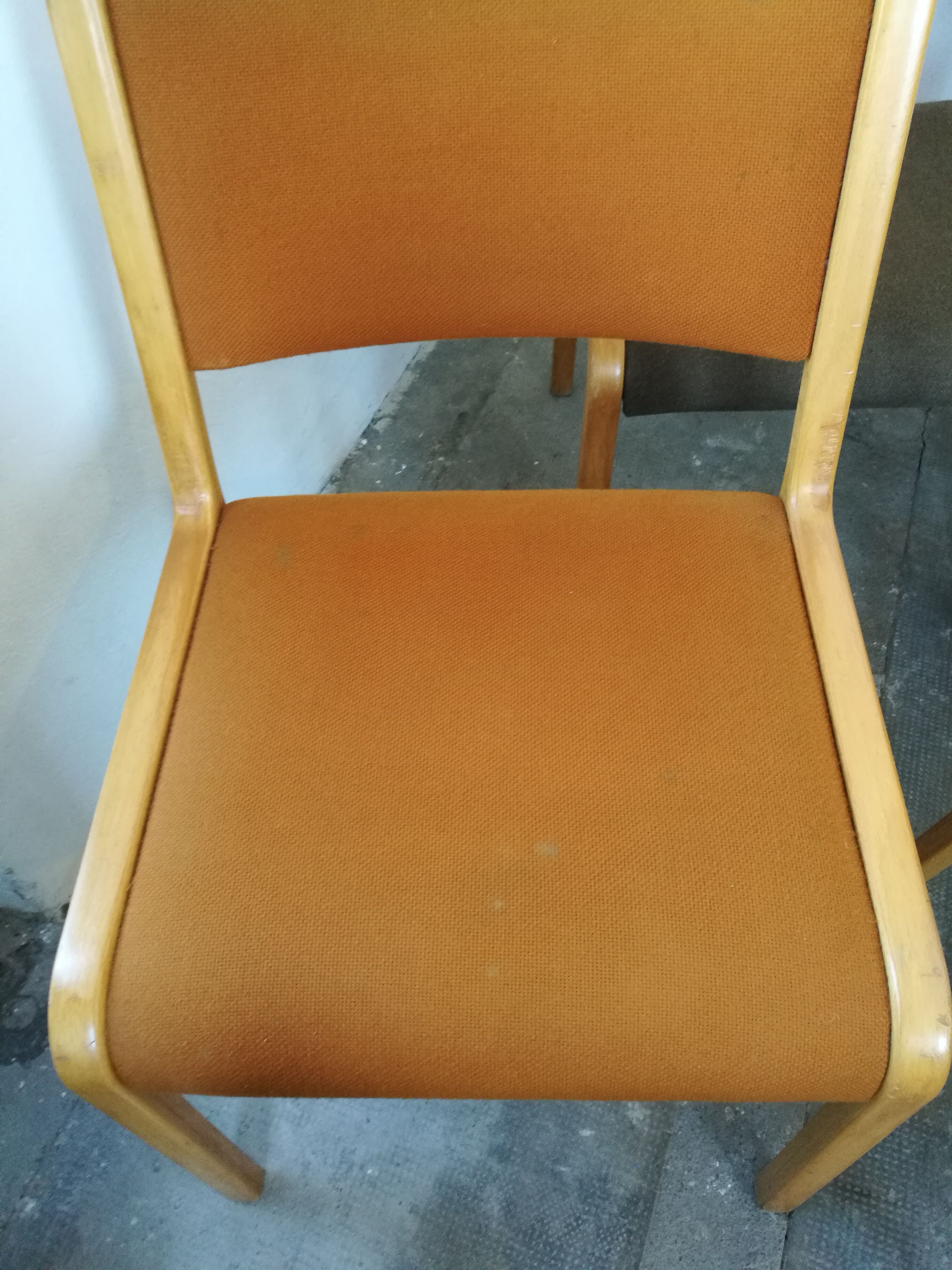 Set de 6 chaises scandinave plywood