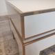 Set de 2 tables de chevet par Alain Delon pour Maison Jansen, 1975