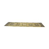 Tapis Oushak Runner jaunâtre et marron sku 2255.