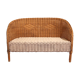 Banquette d'enfant en rotin